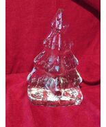 L E SMITH CRYSTAL (1/2) CHRISTMAS TREE candle holder (EbAY BX) - $3.00