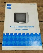 Tandy TRS-80 VM-2 Monochrome Monitor Owner&#39;s Manual Good Shape - £7.85 GBP