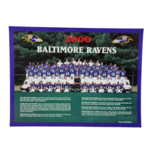 Baltimore Ravens NFL Football 2000 Team Photo 12x9 Roster Super Bowl Champs - $11.70