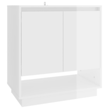 Modern Wooden Home Living Room 2 Door Sideboard Storage Cabinet With Low... - $69.59+
