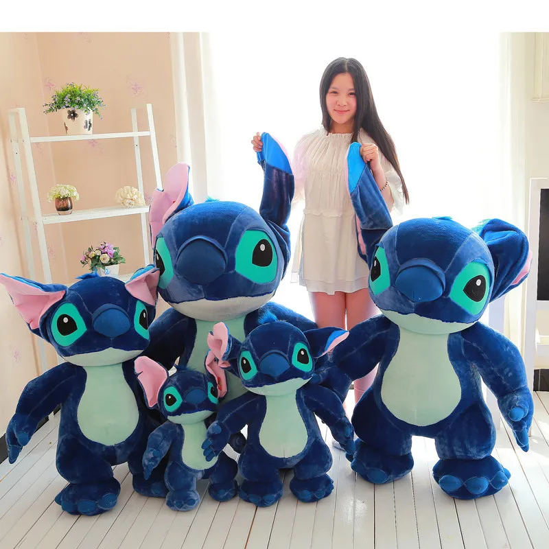 Play  Lilo &amp; Stitch Plush Doll Play Large Size Stich Stuffed Animals Anime Figur - £67.51 GBP