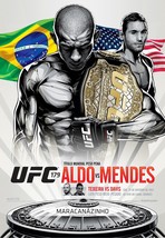 UFC 179 Fight Poster 11x17 Inches - Jose Aldo vs Chad Mendes 2 | NEW - £11.94 GBP