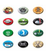 12 Asbri Novelty Golf Ball Markers. El Bandito, All the Gear, Keep Calm,... - $723.67 MXN