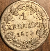 1870 GERMAN STATES 1 KREUZER - £9.75 GBP