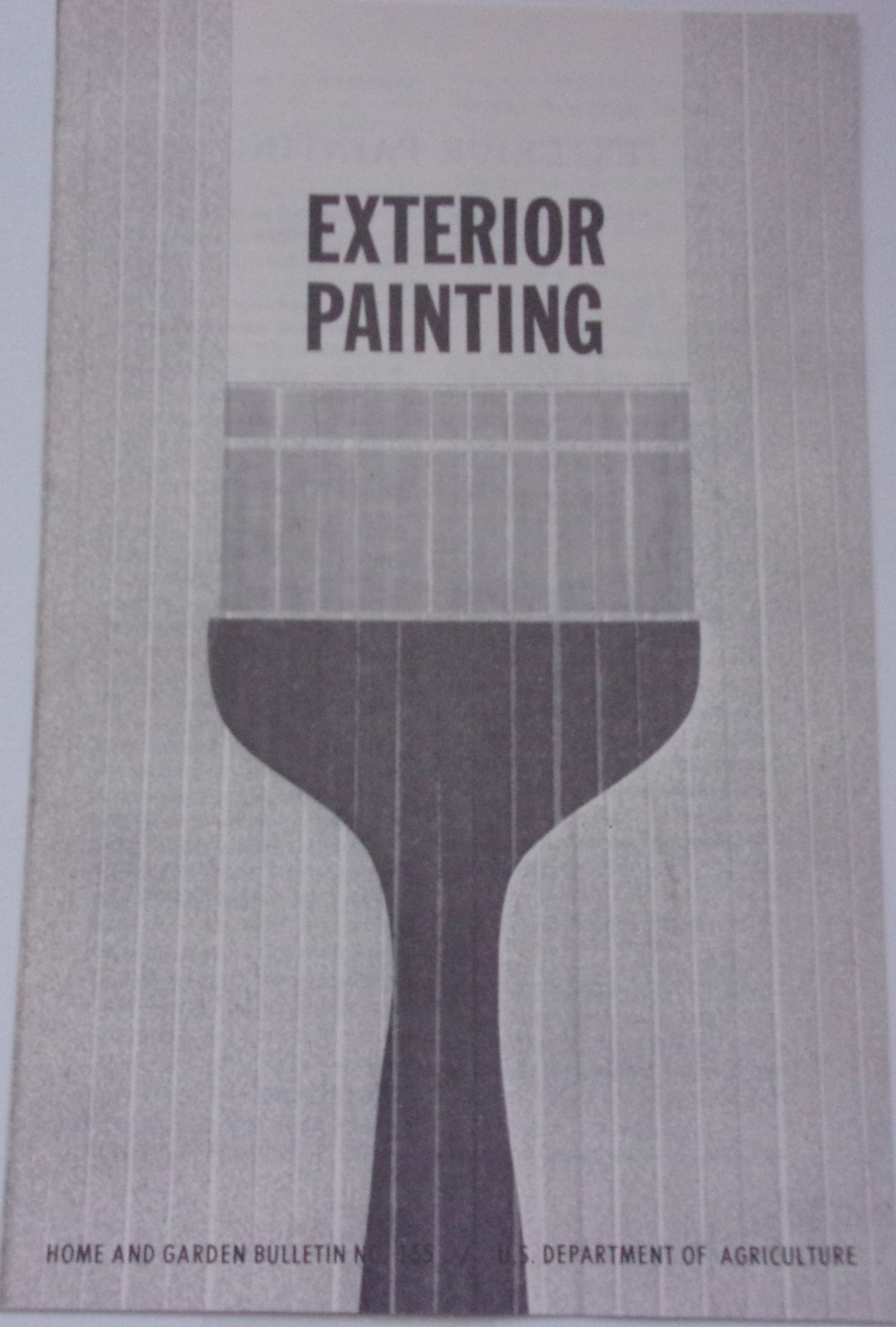 Vtg Exterior Painting Home &amp; Garden Bulletin 1965 - $2.99