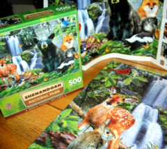 Jigsaw Puzzle 500 Pieces Shenandoah National Park Wildlife Animals Complete - $13.85
