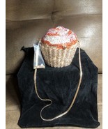 Fashion Cup Cake Crystal Clutch Evening Bag Girl Women Party NEW DAMAGED... - $69.29