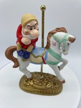 Disney New England Collectors Society Grumpy Carousel Figurine Vintage Statue - £30.36 GBP