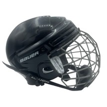 Bauer Hockey Helmet BHH2100M FM2100 Black Silver True Vision Face Guard - £31.69 GBP