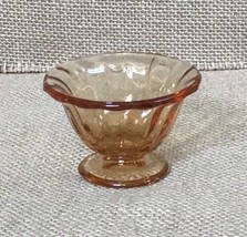 Vintage Single Fostoria 2374 Amber Glass Nut Cup Replacement MCM Cottagecore - £4.50 GBP