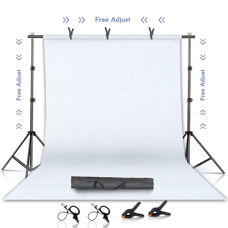 Background Stand Kit Support System Backdrops With Adjustable Stand for Photogra - $279.76