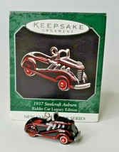 1998 Hallmark Miniature Ornament Kiddie Car 1937 Steelcraft Auburn U120 4143 - £7.96 GBP