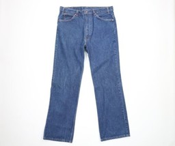 Vtg 90s Levis 517 Orange Tab Mens 36x31 Distressed Flared Bootcut Denim Jeans - £86.80 GBP