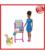 Imaginative Play Barbie Teacher Playset with Accessories &amp; Toddler Doll ... - $696.96 MXN