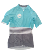 Wyn Republic Women&#39;s Cycling Jersey Small - Blue &amp; Gray Stripe - £37.09 GBP