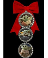 Baby Yoda Star wars Christmas ornaments tree decorations holiday decor - $177.71 MXN