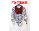 Keffiyeh Tatreez Blouse Palestinian keffiyeh  Embroidery Free  كوفية فلسطينية - $131.67
