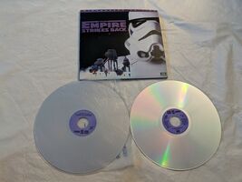 Star Wars V L&#39;Empire Contre-Attaque Laser Disc Écran Large Yoda Darth Vader - $19.74