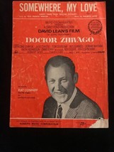 Vintage Somewhere, My Love From Doctor Zhivago Sheet Music 1966 - £7.00 GBP