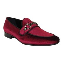 Men's GENIO Velvet Upper Leather Red Sole Shoes Turkey 120194637 Burgundy image 4