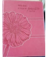 With God, All Things Are Possible Journal, Pink new Christain gifts - £10.90 GBP