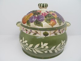 Certified International La Toscana By Pamela Gladding Embossed Cookie Jar  VGC - £22.81 GBP