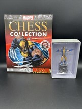 Marvel Wolverine Chess Figure White Knight 2016 Collection Eaglemoss Mag... - $26.80