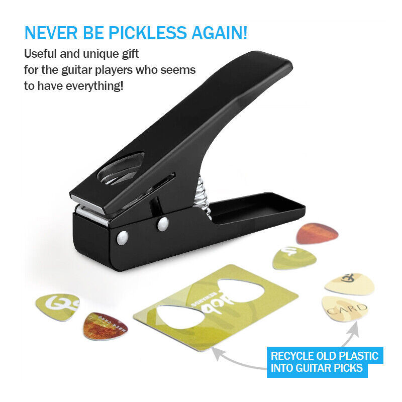 Primary image for Guitar Pick Punch Maker Plectrum Card Cutter Tool Cut Machine Diy Heavy Duty Blk