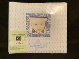 Special Delivery Baby Boy Photo Album Scrapbook Simply K 8.5x8.5 Twenty Pages - £16.81 GBP