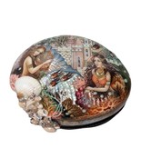 Khouli Hand Painted One of a Kind Russian Lacquer Box &quot;Memaids&quot; by Kovaleva - $1,236.89 CAD