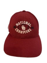 OU Sooners National Champions Baseball Hat Ball Cap Wool Blend 2000 Vintage Y2K - £37.22 GBP