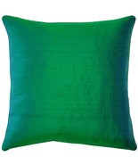 Sankara 100% Natural Dupioni Fine Silk Decorative Throw Pillow Cover wit... - $49.95
