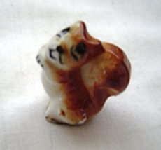  Miniature Squirrel Porcelain Brown White - $9.99