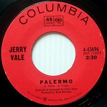 Jerry Vale - Palermo / It&#39;ll Take A Little Time [7&quot; 45 rpm Single] Columbia - £1.81 GBP