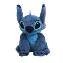 Disney Parks Deluxe Plush Blue Fuzzy Stitch Stuffed Animal 15 inch  - $28.01