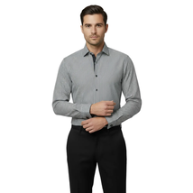 Mens Shirt J.Valintin Turkey Usa Egyptian Cotton High Neck 1f94-06 Black image 8
