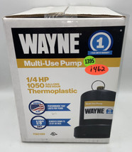 Wayne TSC130 1/4 HP Multi-Use Pump, 1050 GPH Thermoplastic - $80.74