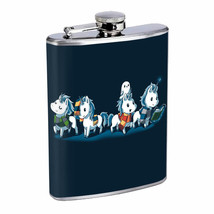 Magic Houses Unicorns Em1 Flask 8oz Stainless Steel Hip Drinking Whiskey - £11.70 GBP