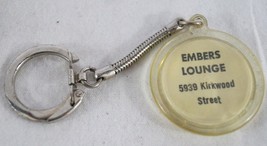 Vintage Embers Lounge Pittsburgh Pennsylvania Key Fob Keyring - £7.56 GBP