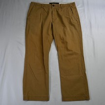 American Eagle 36 x 30 Camel Khaki Twill Original Straight Mens Chino Pants - £19.97 GBP