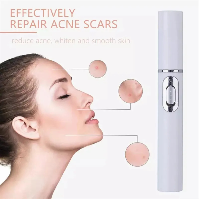 Blue Light Therapy Acne Laser Pen Soft Scar Wrinkle Removal Treatment Device Ski - $24.41 CAD