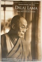 Dalai Lama Rutgers University Stadium NJ Poster 2005 Peace War Rec.. 36&quot;... - $31.83 CAD