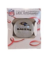Baltimore Ravens Ornament Color Changing LED Ornament, New In Original Box NFL - £11.17 GBP