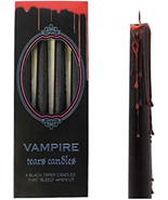 Vampire Tears Black Candles - Set of 4 Bleeding Candles - Gothic Rituals... - €11,64 EUR