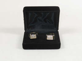 Men J.Valintin Cufflinks by Vitorofolo for French Cuff Shirt V39-59 Gold Diamond image 3