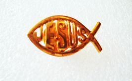 Christian Religious Fashion Jewelry Jesus Fish Symbol Pendant Lapel Pin - $24.99
