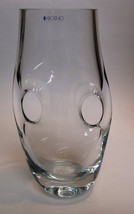 KROSNO Poland Art Deco Style 2 Handled 12&quot; Blown Glass Vase Beautiful &amp; ... - £70.96 GBP