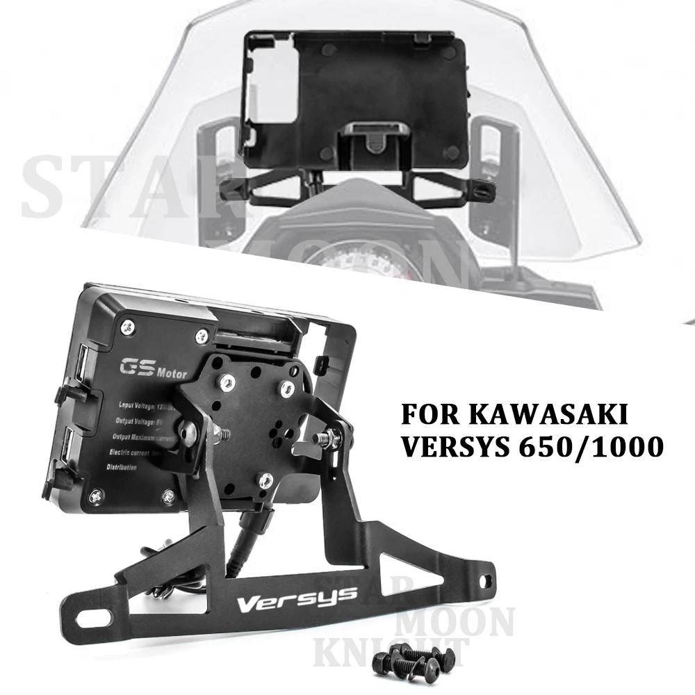 Motorcycle Accessories GPS navigation bracket Supporter Holder for Kawasaki - £24.40 GBP+