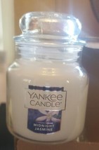 Yankee Candle Small Jar Candle Midnight Jasmine 3.7 Oz. New Lot Of 3 - £19.45 GBP
