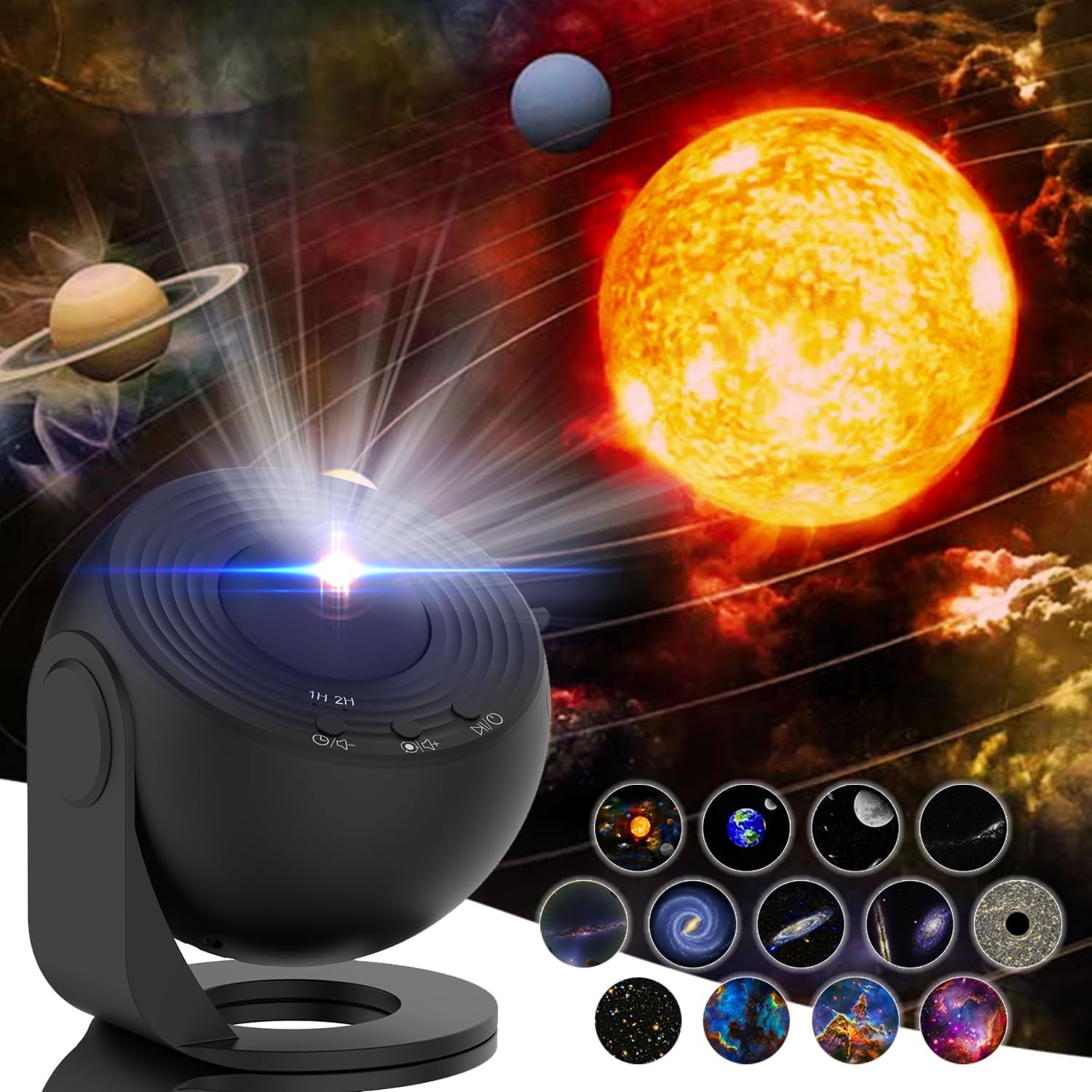 Star Projector, Somktn Planetarium Projector With Timer, 4K 13 Hd Film D... - $44.95